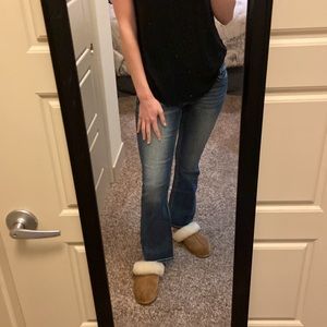 Virgo flare day trip jeans